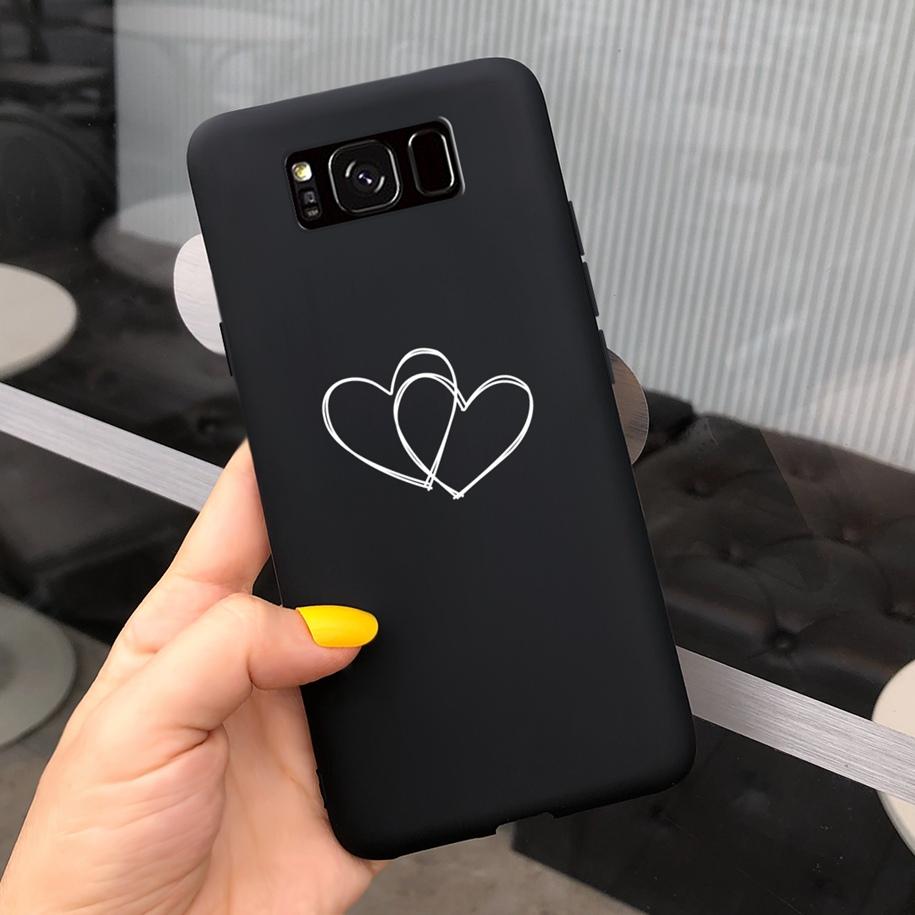 Shockproof Case For Samsung S8 Plus SM-G955F Cover Colorful Daisy Cactus Soft Matte Phone Case For Samsung S8 S 8 S8+ G950F Capa