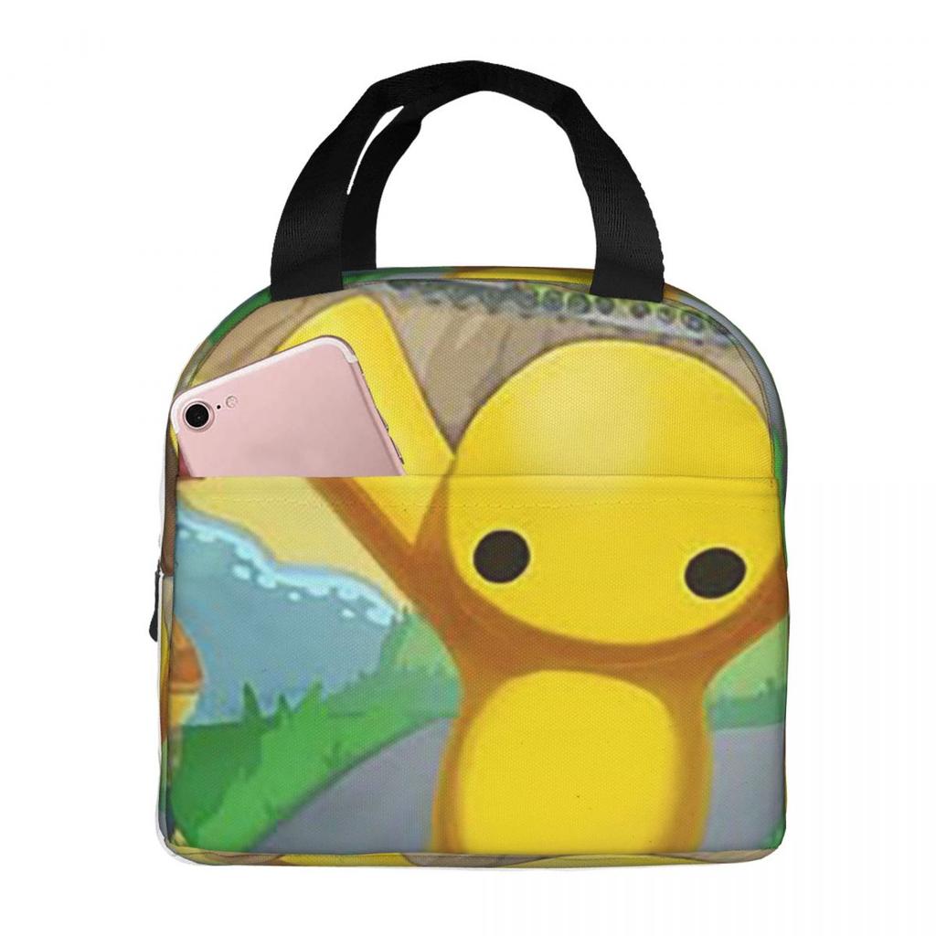 Wobbly Life Gaming Funny Games Insulated Lunch Bag for Women Children Portable Food Boxes Thermal Lunch Box Tote
