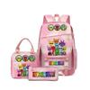 Rhythm Box Backpack Student School Bag Middle College Student Simple Outdoor Travel Backpack D