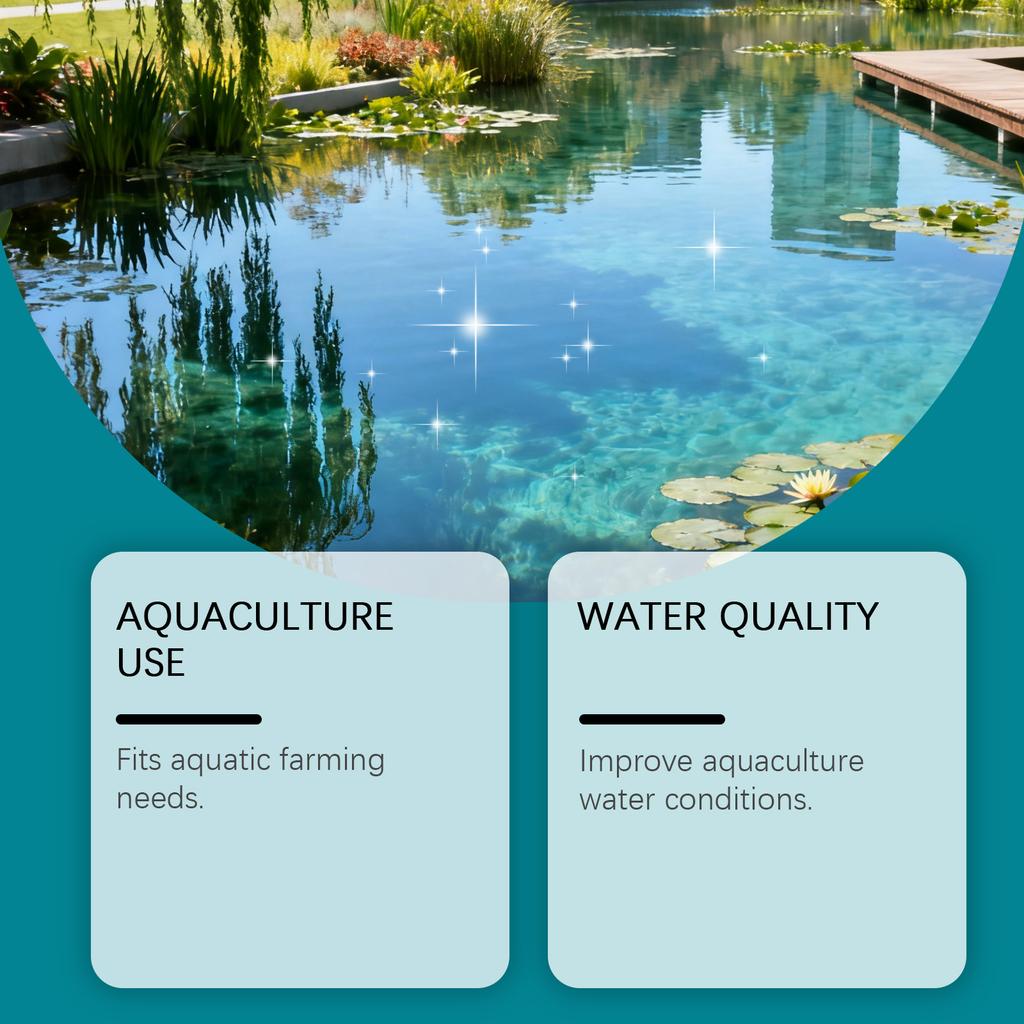It Is Suitable For Water Quality Improvement And Promote The Healthy Growth Of Aquatic Organisms.
