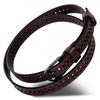 Genuine Leather Thin Belt for Golf Suits Soft and Lightweight [Harewith] Women's [Adjustable Length] (Brown Pattern)