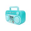 Wireless Kids BT Karaoke Machine with 2 Microphones Portable Singing Speaker Handles Easy Storage Music Toy for Boys
