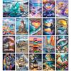 Seaside Scenery 5D Diamond Painting Kit Diamond Mosaic DIY Home Decor Gift for Adult Beginners New 2026