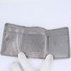 JIMMY CHOO Star studs Tri-fold wallet Metallic Silver Calfskin Women Used