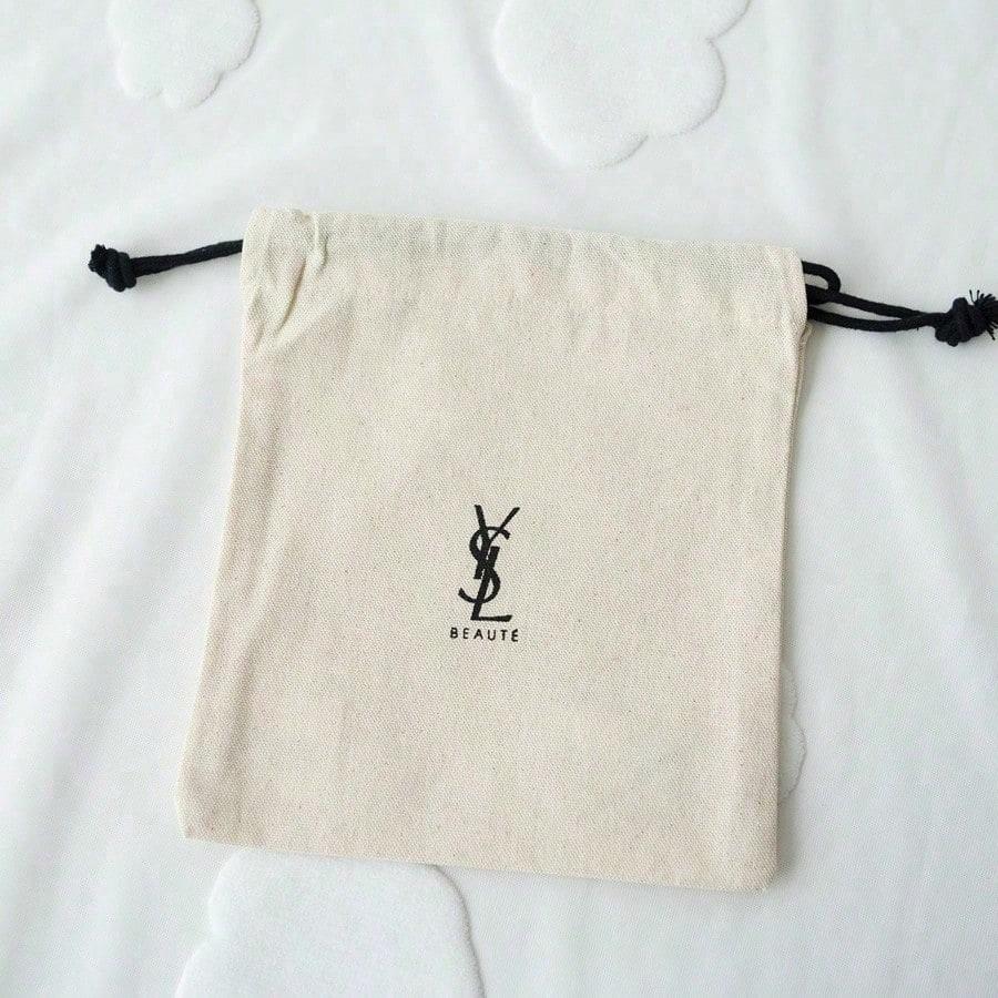 YSL Drawstring Bag - Canvas Tote with Drawstring Closure, Fashion Handheld Shopper Bag Cotton
