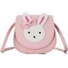 14x14 Cm Pink Eco Leather Crossbody Bag for Girls, Lightweight Fashion Mini Shoulder Bag, Gift for Girls