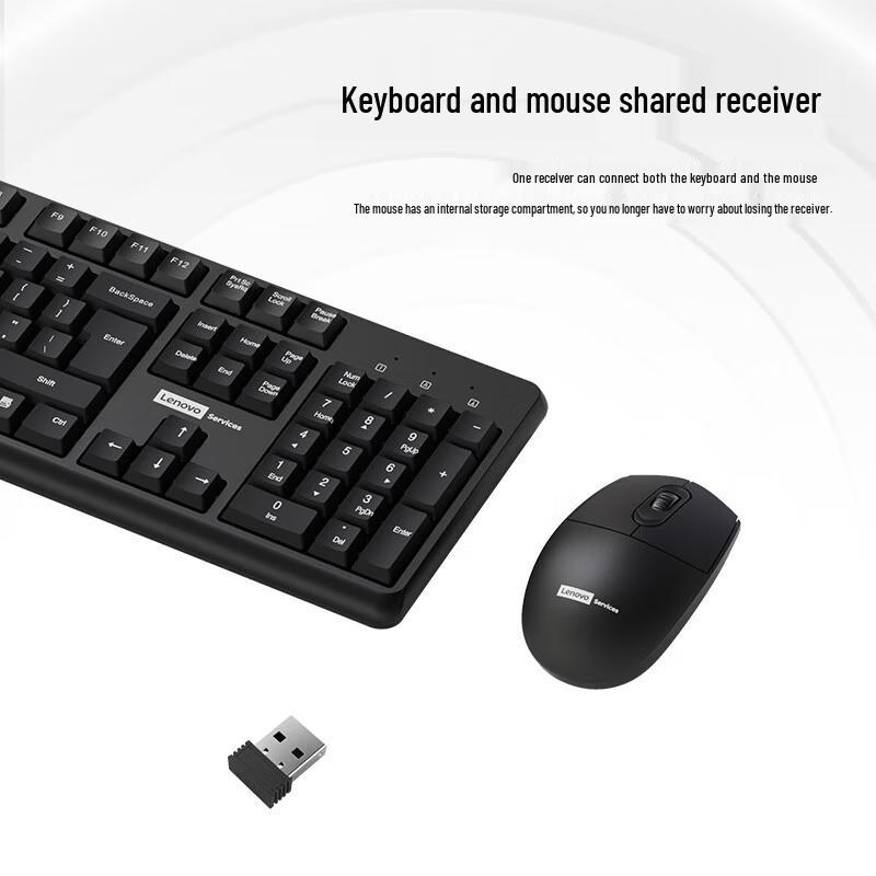 Lenovo PG10 Ergonomic Wireless Keyboard and Mouse Combo