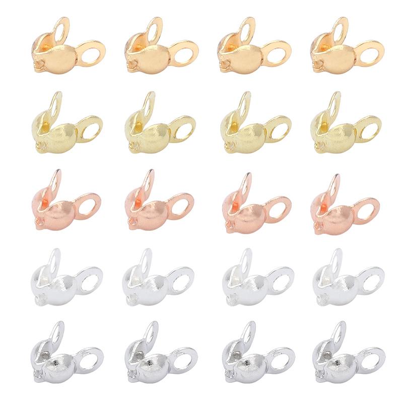 Kupfer-Schnallenverschluss für DIY-Halskette, Armband, Ohrringe, Schmuckherstellung, Bastelzubehör