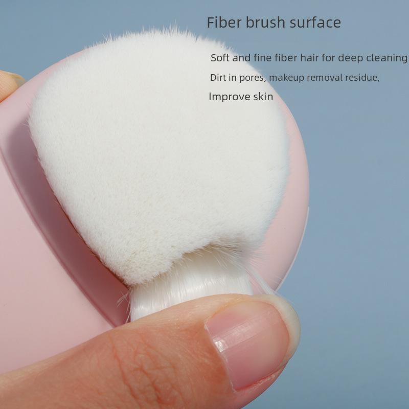 Perie de machiaj și spălare pentru față cu două capete din silicon - Instrument japonez de curățare pentru pori și puncte negre