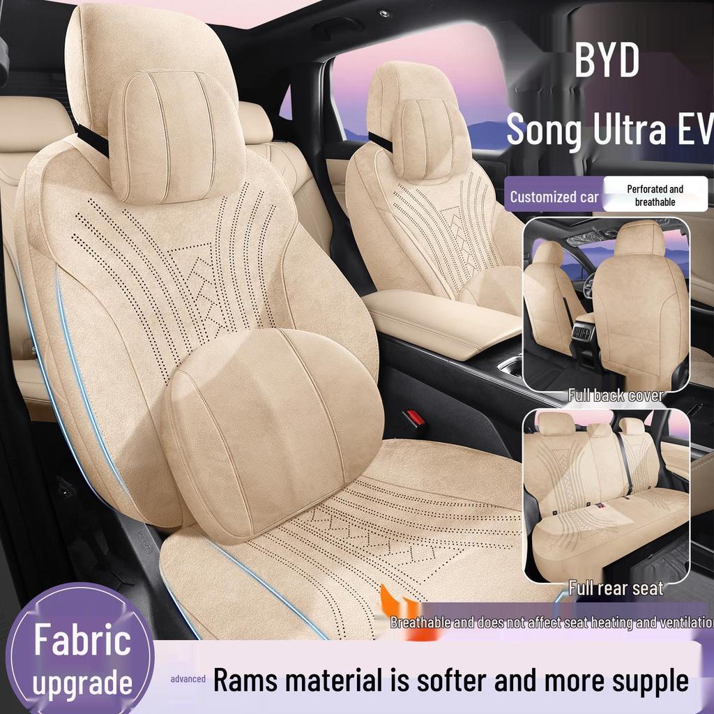 BYD Song Ultra EV All-Season Car Seat Cushion Set - Full Coverage
