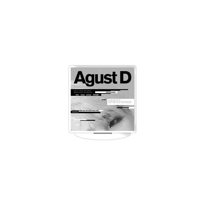 Capa de Álbum Kpop Mini Suporte Acrílico 3cm, Exibição de Figura de Álbum Solo e BTS, Decoração de Mesa para Fãs ARMY Kpop