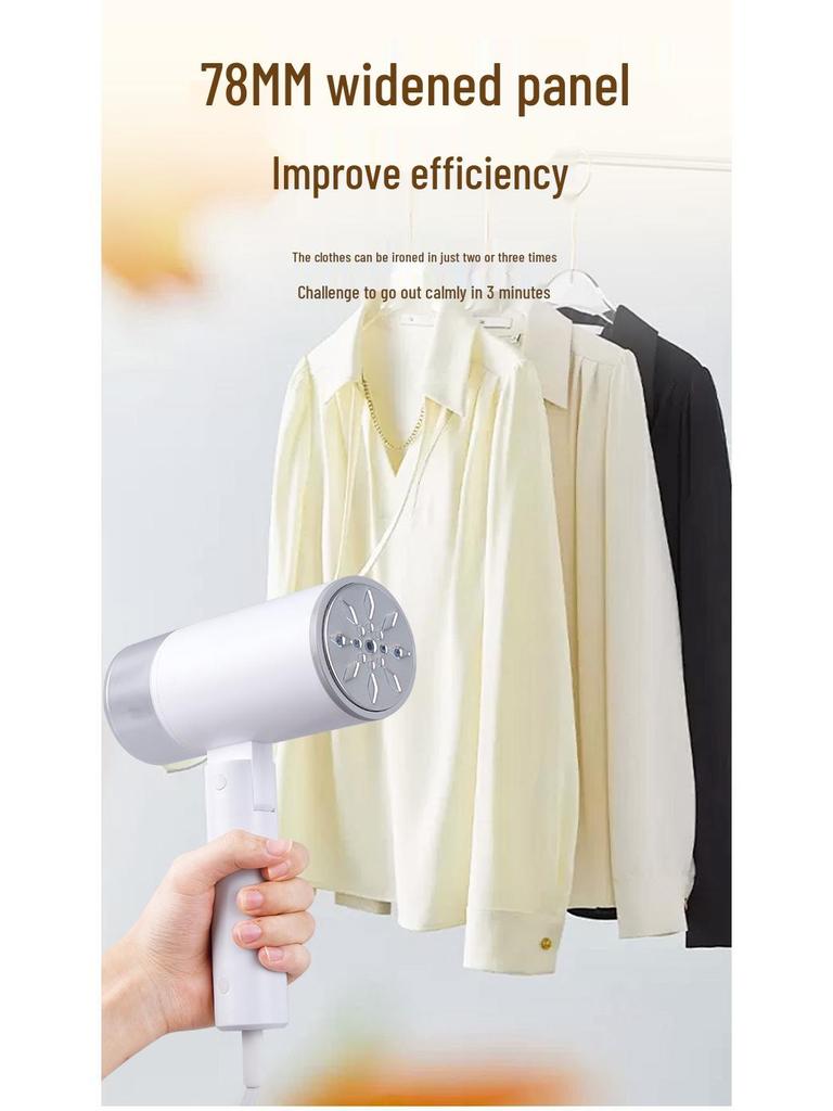 Compact Travel Handheld Garment Steamer and Mini Iron