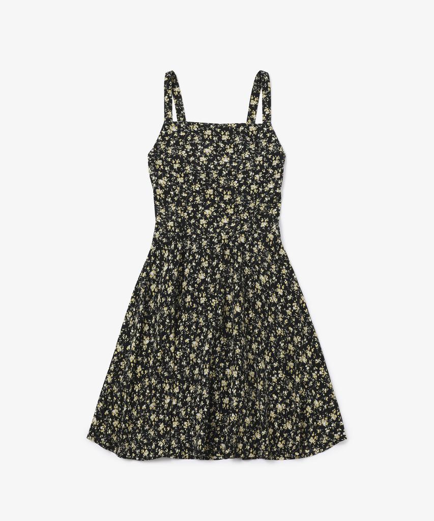 Solteuaenchokollis Flower Sleeveless Dress Black 4W232J002