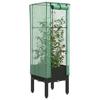 Vidaxl Raised Planter with Greenhouse, Rattan Look, 40X40X140 Cm