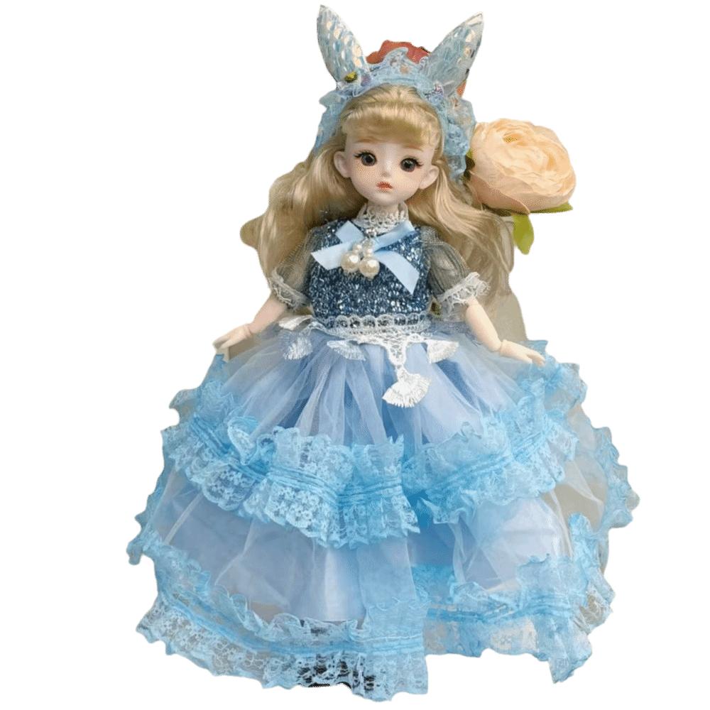 Attractive Eyes Princess Dress Up BJD Dolls Princess Makeup Ball Joint Doll Birthday Gift