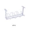 2453 Desk Bottom Power Cord Plug-in Storage Rack Cable Plate Partition Hanging Basket Laminated Rack Plug-in Board Storage Rack