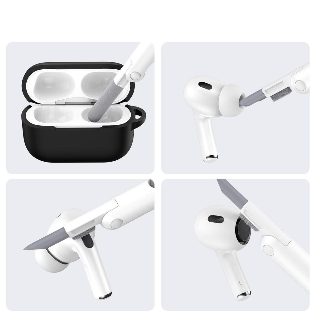 3-in-1 Bluetooth Earphone Cleaning Pen: Multifunctional Dust Removal Tool for Earphones and Phone Cases