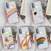 Clear Case For Vivo Y78 Y55 Y67 Y73 Y75 Y50 Y91 Y91C Z6 Beautiful Rainbow Pattern Ultra Thin Soft Silicone Shockproof Protective Shell For Vivo Covers