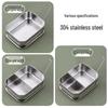 HUIHUADU 304 Stainless Steel Rectangular Bento Lunch Box