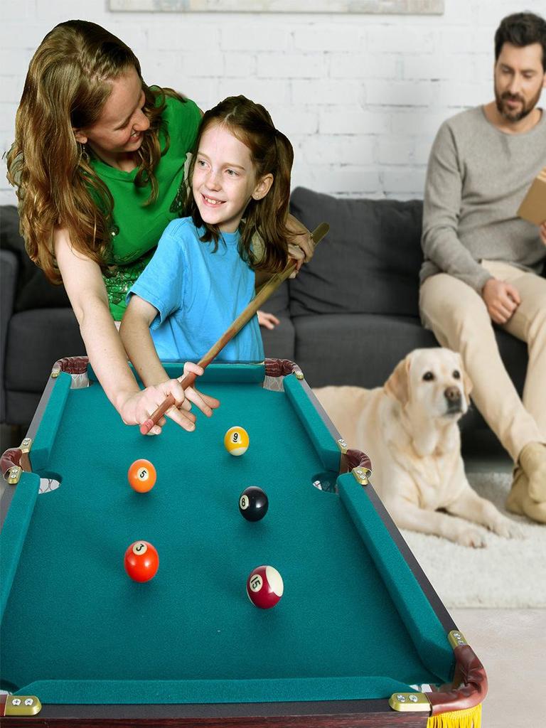 Portable Indoor Children's Pool Table - Parent-Child Educational Fun Game for Home Use
