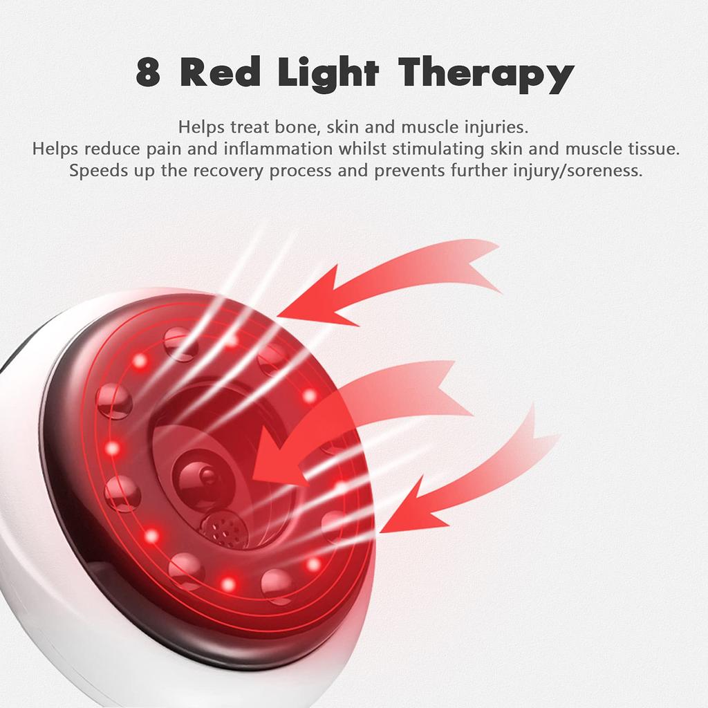 Electric Cupping Therapy Kit 3 In 1 Multi-function Cupping Massager Relieve Muscle Fatigue Electric Heated Scraping Tool