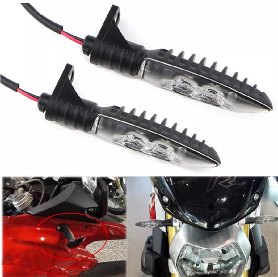 Front Turn Indicator Signal LED Light for BMW G650gs S 1000rr S1000 K1300s F800r