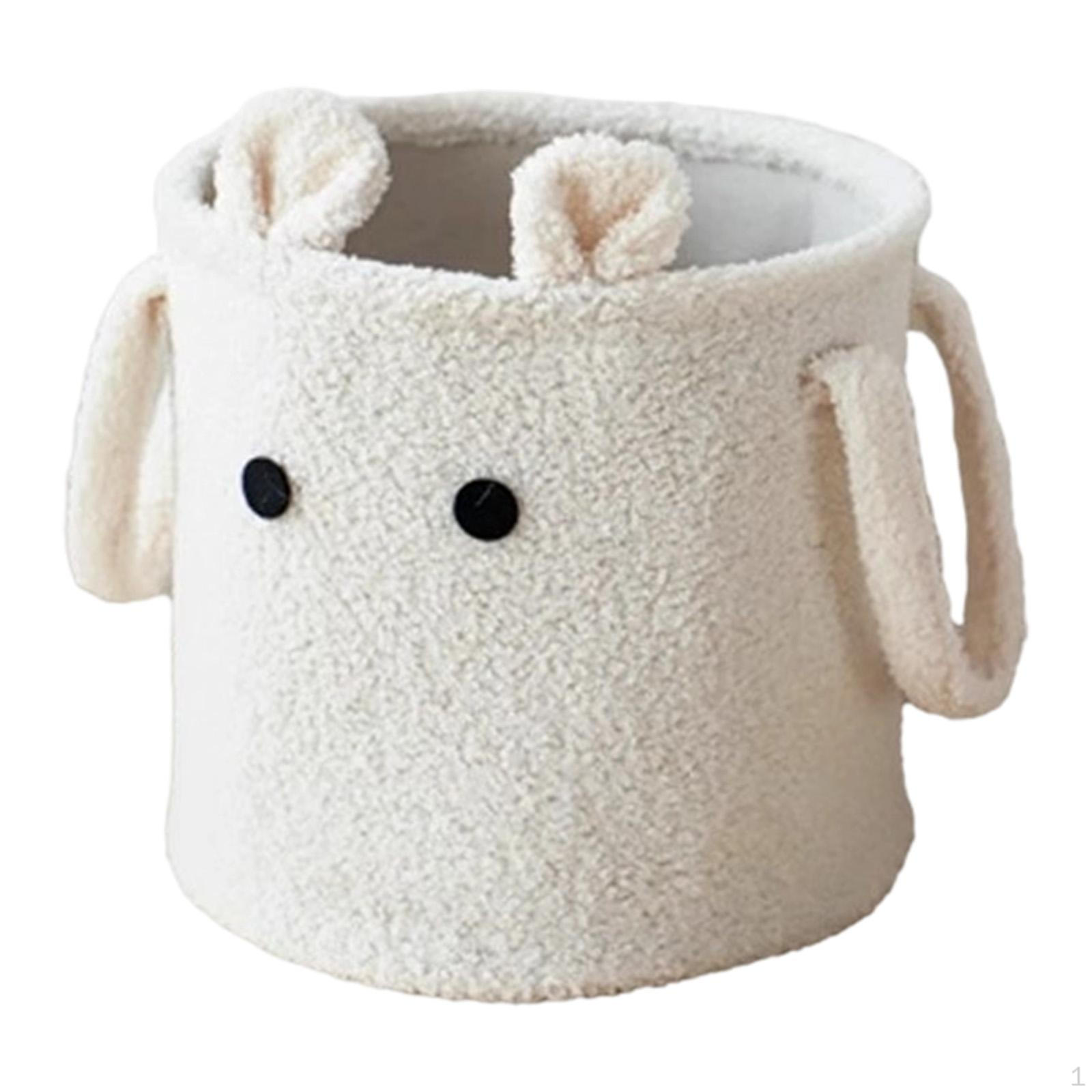 

Dog Toy Basket ,Pet Storage Organizer, Container Accessories Box Laundry for White M