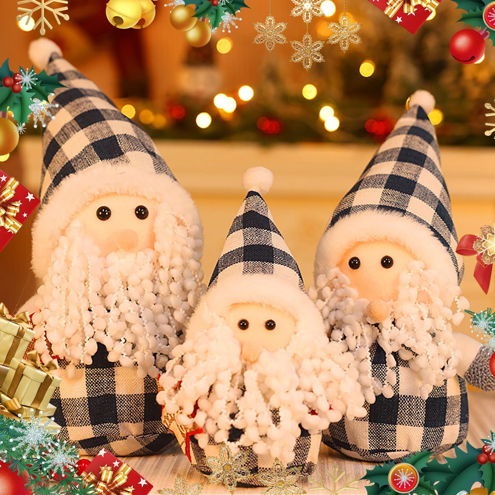 

Рождественская кукла-снеговик Рождественская кукла Украшения Праздничные подарки Декорации для оформления витрин торговых центров One Size