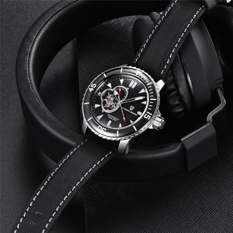 Pagani Design 2021 Orologio meccanico automatico da uomo nuovo Top Brand Vetro zaffiro 200m Orologio impermeabile Giappone NH39A Reloj hombre