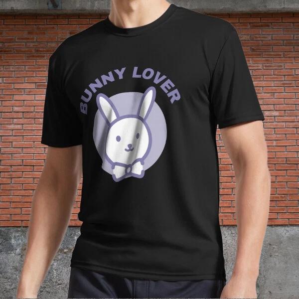 Men s and Women s T-shirts Cute Bunny S