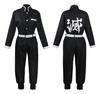 Obanai Iguro Serpente Cosplay Anime Demon Slayer Kimetsu No Yaiba Obanai Iguro Cosplay Kimono Pantaloni Top Uniformi Kisatsutai Set Costume di Halloween
