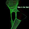 Glow in Dark Fishnet Bodysuit Seamless Lingerie Set Nightclub Outfit Sheer Tights Roleplay Costume Partywear Sexy Women Full Body Shimmer