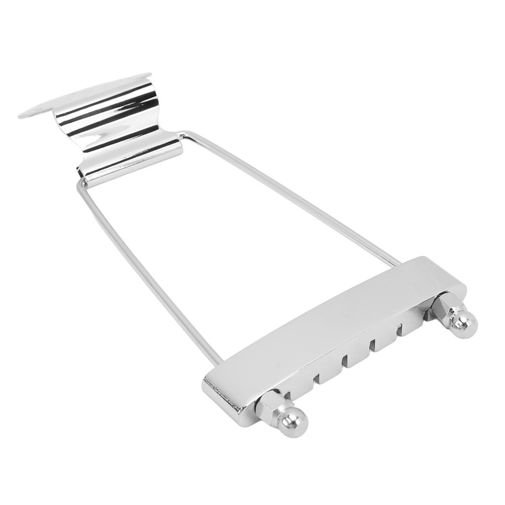 Guitar Trapeze Bridge 6 String Jazz Guitar Tailpiece Replacement Metal with Screws