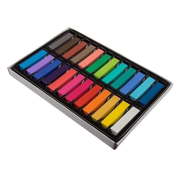 

Ebiz 24 craies colorés pour Cheveux