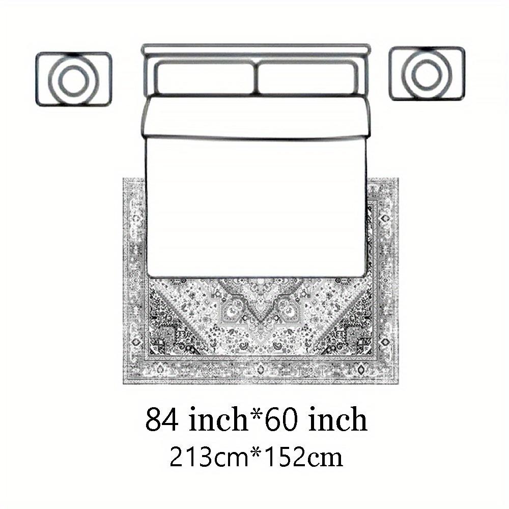 1pc Large Non-Slip Area Mat - Extra Large Floor Mat  Machine Washable Bathroom Kitchen Living Room Mat with Non