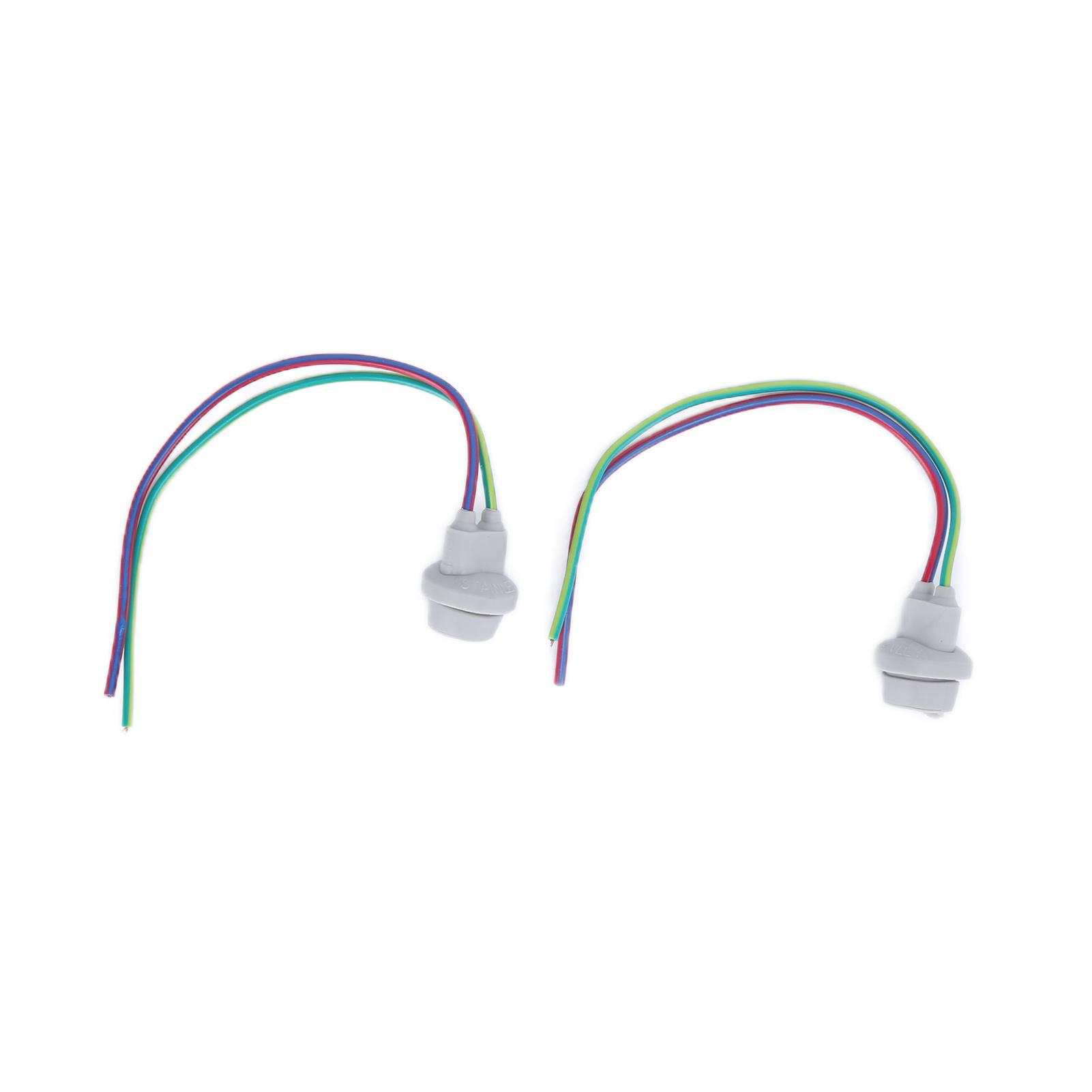 

2 шт. T10 W5W гнездо для парковочного фонаря с резиновым стеклянным основанием, универсальное для скутеров, квадроциклов, квадроциклов