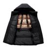 Vasarhely Down 650 Fill White Goose Windproof and Outdoor Black Men's Ultra-Warm Jacket, Mid-Length, Power, 90% Down, Waterproof, Hooded, Casual,