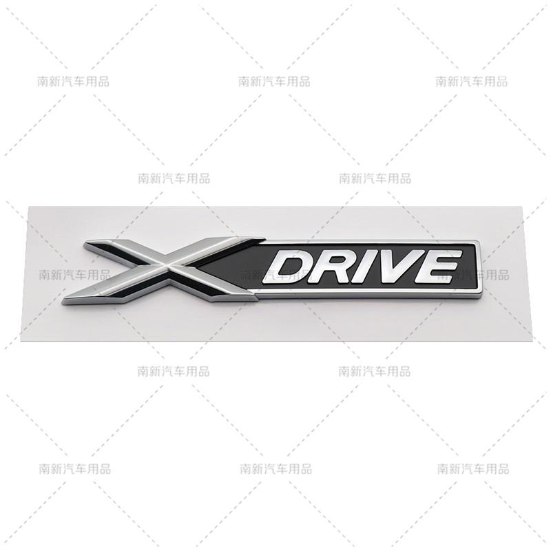 3D ABS Car XDrive SDrive Logo Emblem Badge Rear Boot Trunk Sticker Side Fender Decals For BMW 3 4 5 6 7 Series X1 X3 X5 X6 M3