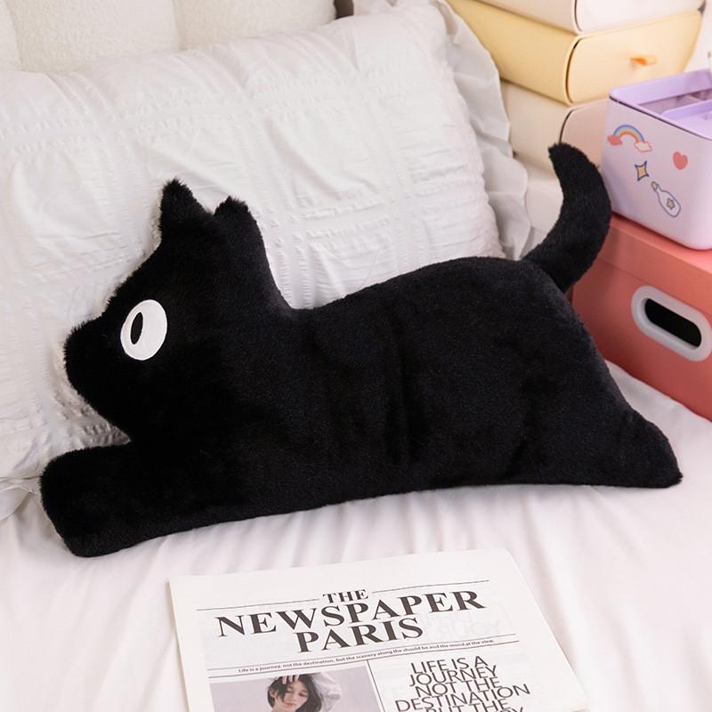 Plüsch-Katzenkissen für Sofa und Bett mit Beinunterstützung und Cartoon-Design für Wohnkomfort
