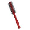 Round Styling Hair Brush Anti Static Handle Wood Roller Hairbrush for Salon Home Use Large Size 8.9 X 1.7in