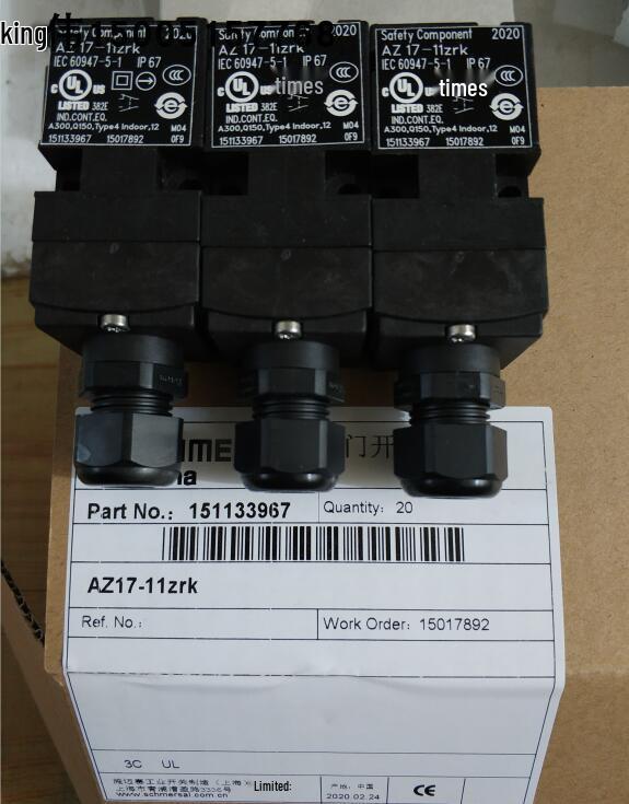 

Schmersal AZ 17-11ZRK Limit Switch - Brand New, In Stock! Er Zhe