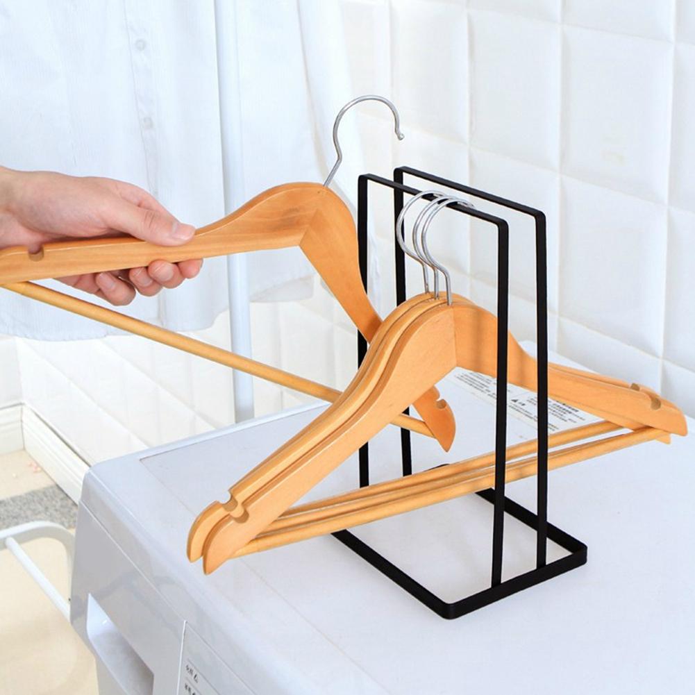 Multifunctional Portable Iron Household Clothes Hanger Storage Rack Holder Stand Organizer