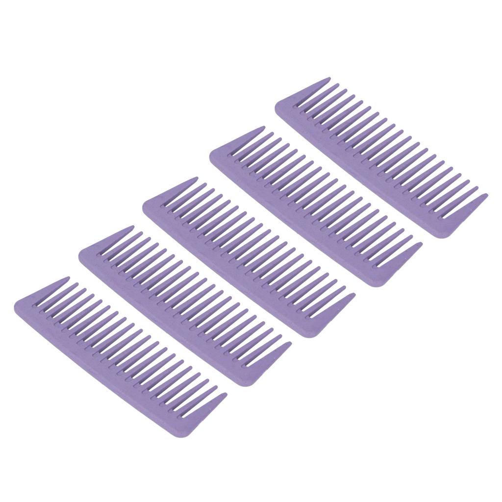 10PCS Wide Tooth Comb Detangling Ergonomic Handle Portable Hair Care Comb for for Curly Wet Long Hai