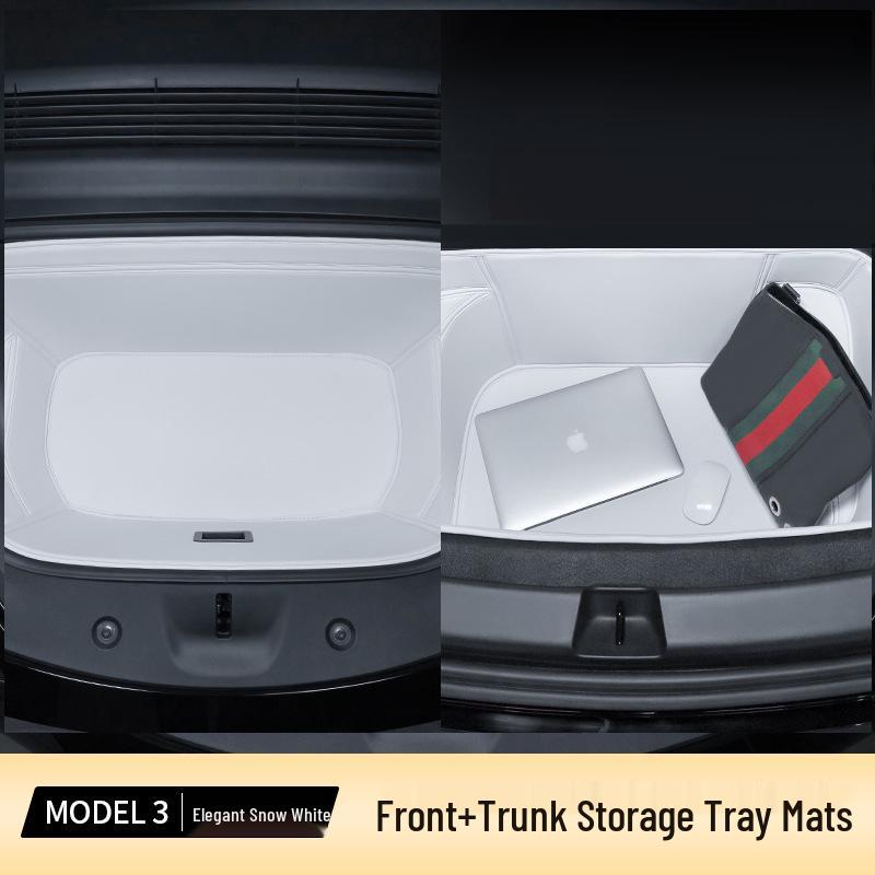 Tesla Model 3/Y Full Coverage Trunk and Frunk Mat