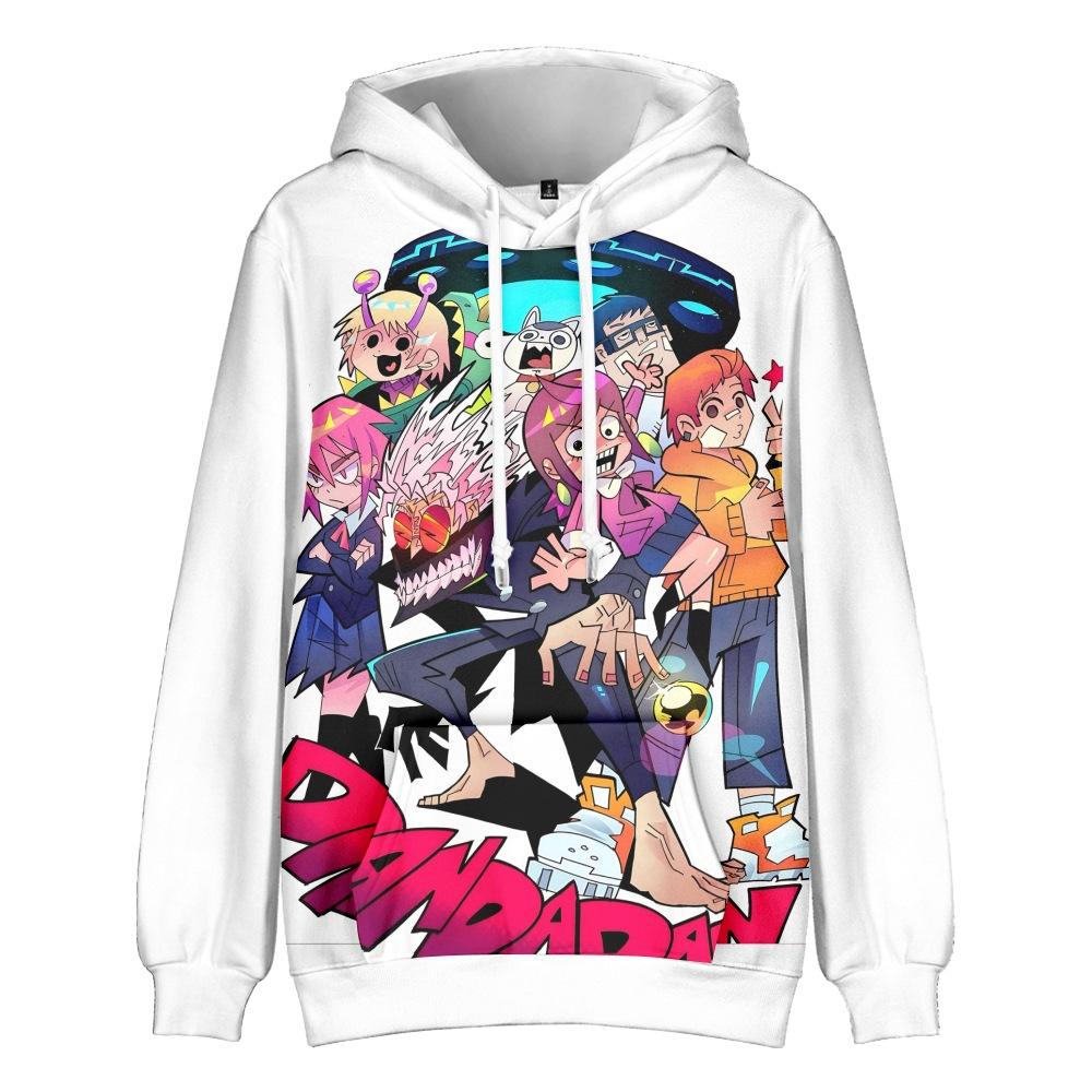 DAN DA DAN Anime Hoodie Streetwear Huvtröja Herr Dam Cosplay Sport