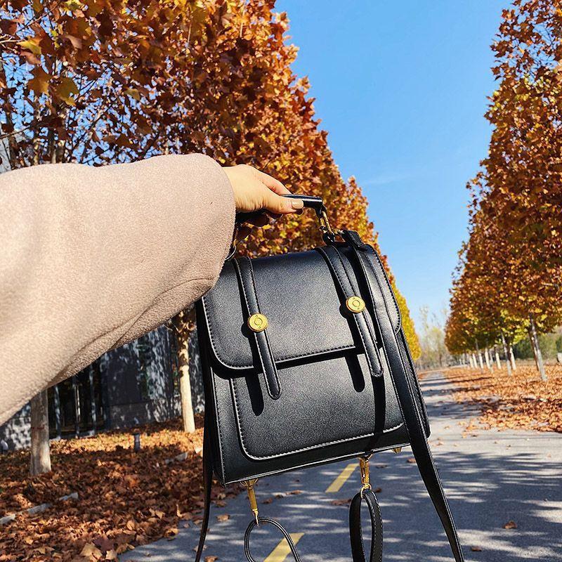 Female Fashion Backpacks Retro England Style Student Satchel School Bags Oxford Rucksack Women Commuter Crossbody Shoulder Bags