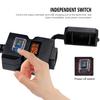 Motorcycle Electric Car USB Mobile Phone Charging Waterproof Switch Integrated Handle Bar Rearview Mirror, 9-32V