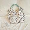 41 Embossed Cartoon Puppy Hand Bag Female Hand Shoulder Canvas Bag Going Out To Work Commuter Bag