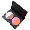 Two-Color Blush & Contour Palette for Professional Makeup Artists