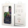 Guess Guhcp14Xlflsb Iphone 14 Pro Max6,7 Niebieski/Blue Hardcase Flower Liquid Glitter
